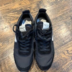Rag & Bone Navy and White Sneakers